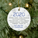 Search for virus christmas tree decorations Social distancing
