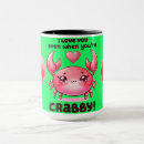Search for grumpy crab mugs Red