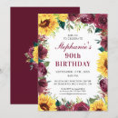 Search for sunflower burgundy rose invitations Boho