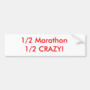 Search for half marathon bumper stickers Jogger