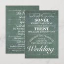 Search for teacher wedding invitations Chalkboard