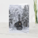 Search for railroad christmas cards Steam train