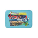 Search for girl superhero bath mats Comic panel