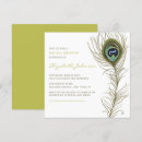 Search for feather bridal shower invitations Vintage
