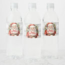 Search for santa claus water bottle labels Festive