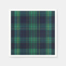 Search for blue and green plaid napkins Scottish