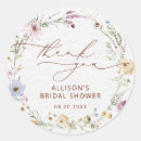 Search for spring bridal shower stickers Thank you