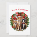 Search for animal lover christmas cards Puppy