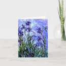 Search for monet cards Irises