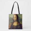 Search for mona lisa tote bags Woman