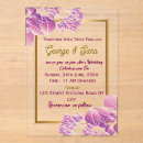 Search for keepsake wedding invitations Acrylic