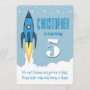 Search for retro rocket invitations Boy