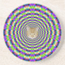 Search for optical illusion coasters Psychedelic