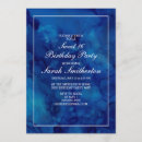 Search for navy blue sweet 16 invitations Elegant