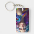 Search for rainbow colored key rings Magical