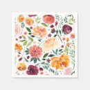 Search for botanical napkins Burgundy