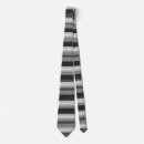 Search for black and white horizontal stripes ties Geometric