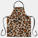 Search for blue leopard print aprons Background