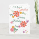 Search for gran birthday cards Flowers