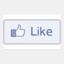 Search for like button stickers Facebook