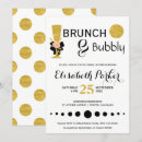 Search for black gold bridal brunch invitations Brunch and bubbly