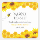 Search for yellow honeycomb stickers Bride to bee