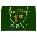 Search for green gold gift bags Luxurious