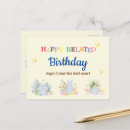 Search for belated happy birthday postcards Cute