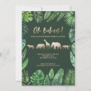 Search for gold safari baby shower invitations Foliage