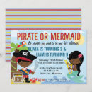 Search for mermaid and pirate invitations Siblings