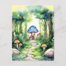 Search for enchanted forest postcards Whimsical