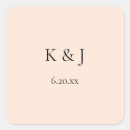 Search for blush monogram stickers Modern