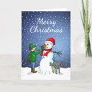 Search for boys christmas cards Snowman