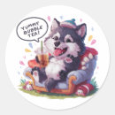 Search for cartoon wolf stickers Cute