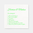 Search for couple fun facts wedding napkins Script