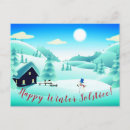 Search for happy snowman postcards Winter landscape