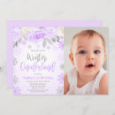 Search for silver 1st birthday invitations Flowers