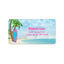 Search for surfboard return address labels Surfing