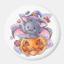 Search for halloween magnets Black cat