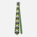 Search for panda bears ties Black and white