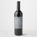 Search for happy new year wine labels White