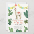 Search for alpaca baby shower invitations Fiesta