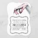 Search for blood wedding invitations Zombie