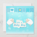 Search for sheep square invitations Boy
