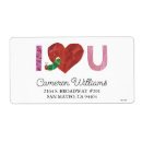 Search for valentines day business labels Classic eric carle style