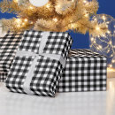 Search for black and white plaid wrapping paper Traditional