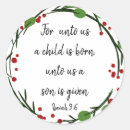 Search for round christmas labels Holly