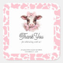 Search for cute pink cow stickers Baby shower