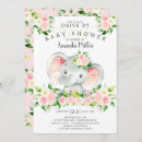 Search for drive by baby girl shower invitations Elephant