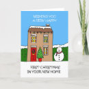 Search for new house seasonal cards Cartoon